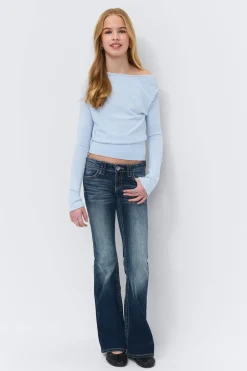 Best Gina Tricot Y long sleeve top Blauw