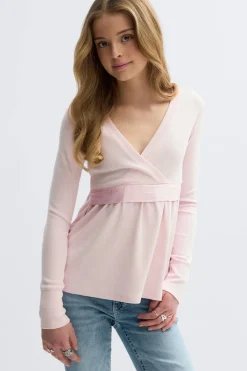 Gina Tricot Y long sleeve top Roze
