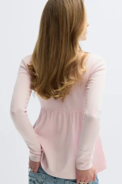 Gina Tricot Y long sleeve top Roze