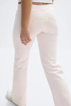 Online Gina Tricot Y low flare sweatpants Roze