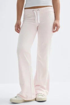 Online Gina Tricot Y low flare sweatpants Roze