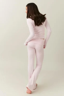 Hot Gina Tricot Y low waist yoga leggings Roze