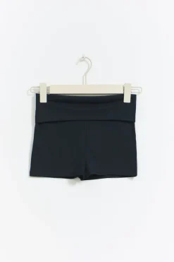 Hot Gina Tricot y low waist yoga shorts Blauw