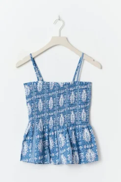 Online Gina Tricot Y one layer multi top Blauw