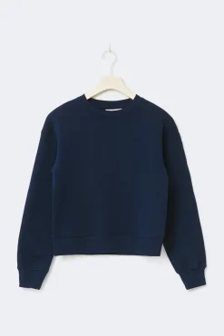 Outlet Gina Tricot Y printed sweater Blauw
