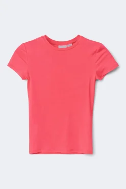 Sale Gina Tricot Y printed tee Oranje