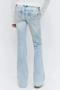 Sale Gina Tricot Y runway jeans Blauw