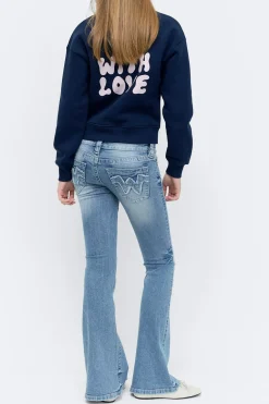 Sale Gina Tricot Y runway jeans Blauw