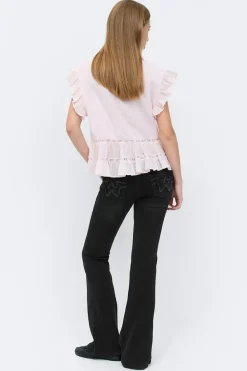 New Gina Tricot Y runway jeans Zwart
