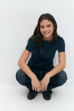 Discount Gina Tricot Y scandi basic tee Blauw