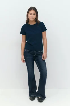 Discount Gina Tricot Y scandi basic tee Blauw