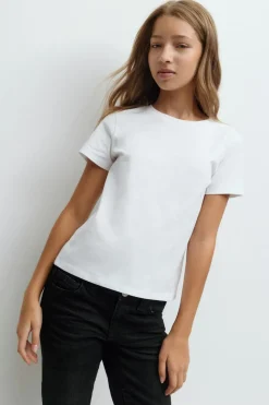 Gina Tricot Y scandi basic tee Wit