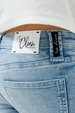New Gina Tricot Y too clean flare jeans tall Blauw