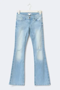 New Gina Tricot Y too clean flare jeans tall Blauw