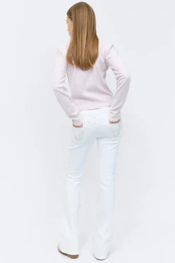 Sale Gina Tricot Y too messy flare jeans Wit