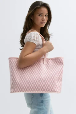 Gina Tricot Y tote bag Roze
