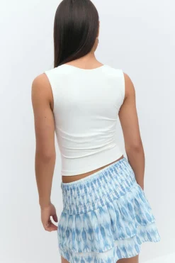 Best Gina Tricot Y two layer multi skirt Blauw