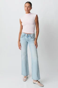 Best Gina Tricot Y2k jeans Blauw