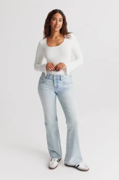 Best Gina Tricot Y2k jeans Blauw