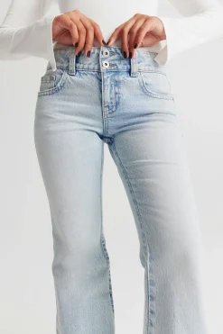 Best Gina Tricot Y2k jeans Blauw