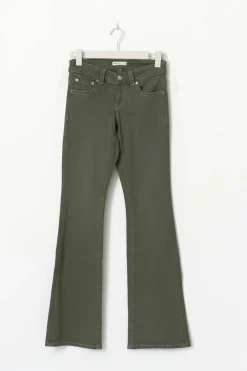 Best Gina Tricot Y2k low bootcut jeans Groen