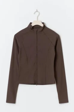 Clearance Gina Tricot Yoga jacket Bruin