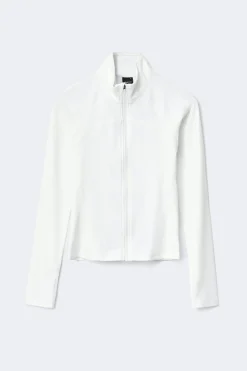 Best Gina Tricot Zip yoga jacket Wit