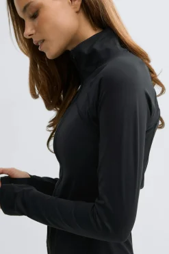 Hot Gina Tricot Zip yoga jacket Zwart